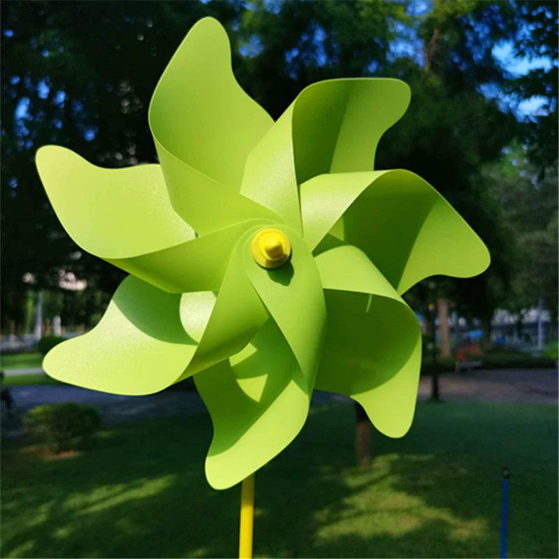 Colorful travel plastic windmill toy for camping