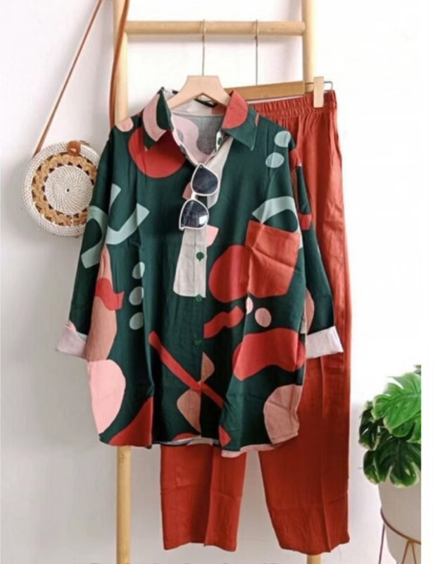 Amazon cross-border suit women's 2023 Summer new striped suit casual long sleeve trousers two-piece set Wholesale