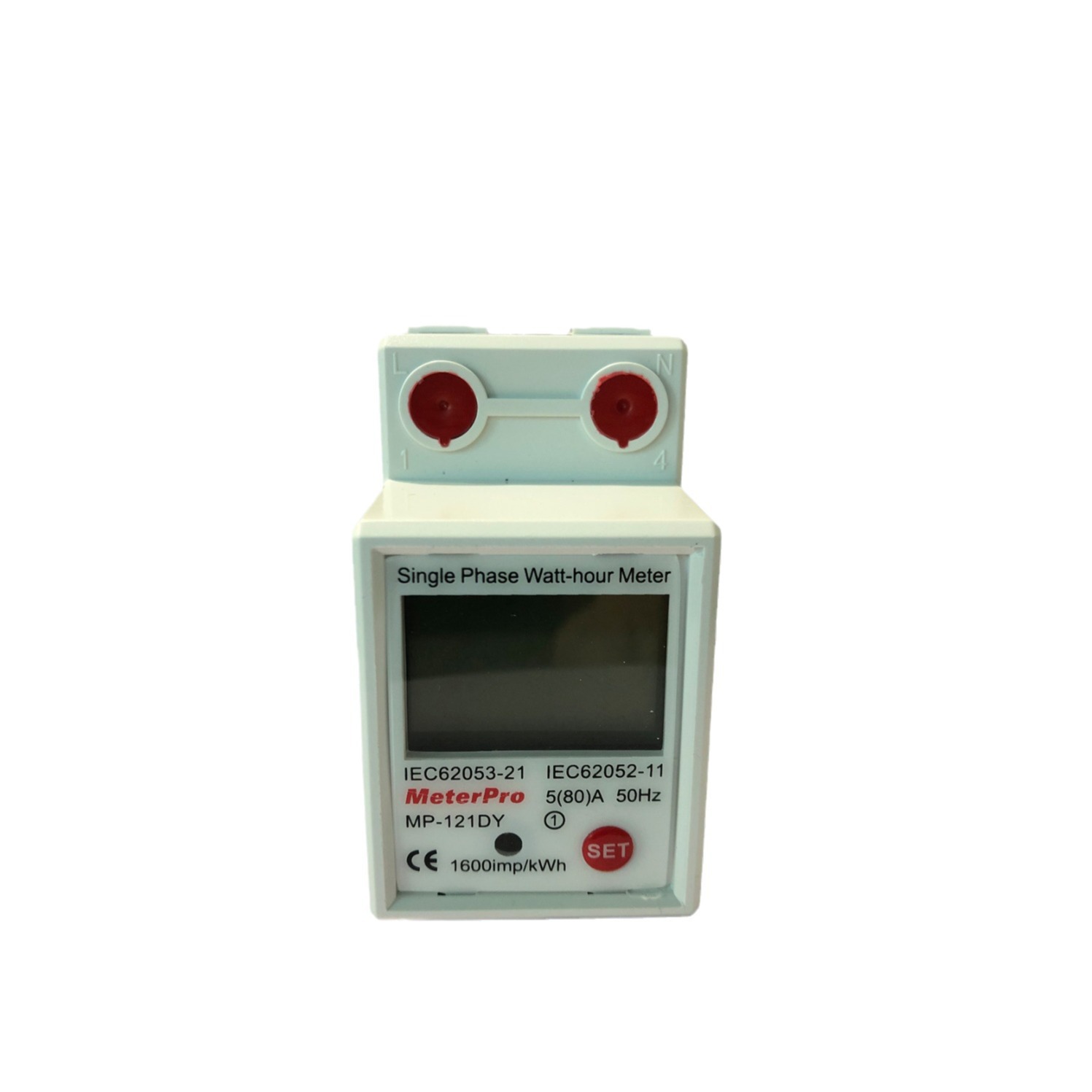 Dds-121D 2P with Key Single-Phase Guide Rail Type Installation Multi-Function Digital Electric Energy Meter