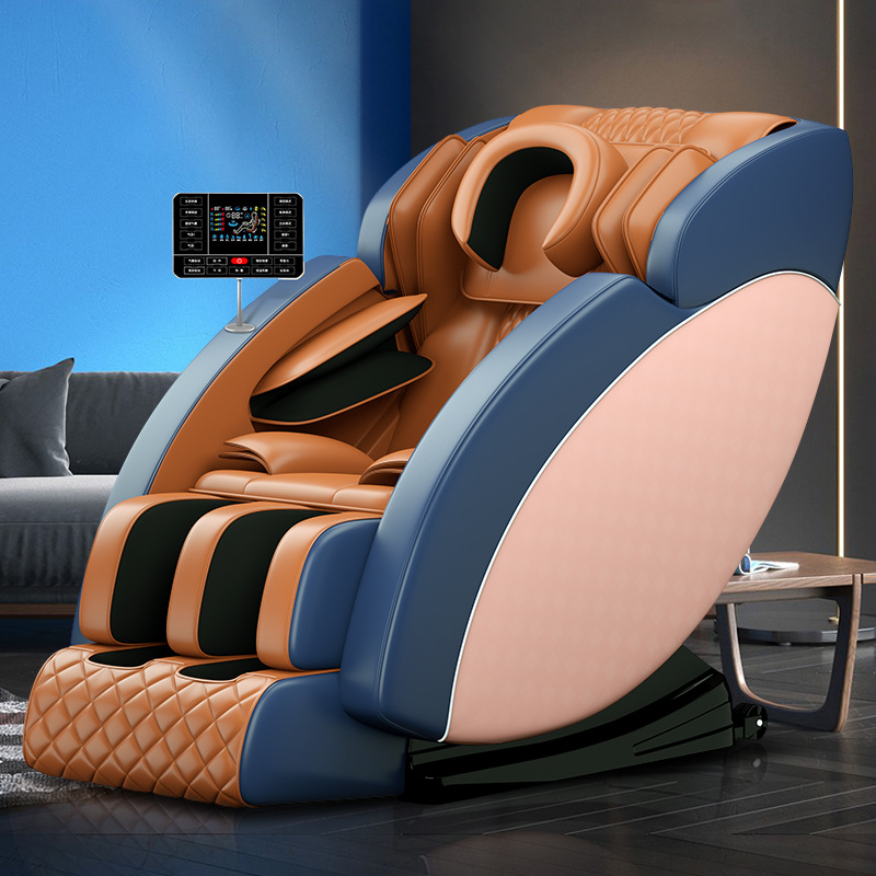 21年新款8D玉石按摩椅艾草热敷液晶屏一体免安装音乐播放一件代发|ms