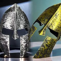 Halloween Cross-border Spartan Warrior Helmet Skull Head European Retro Men's Full Face Scary Mask Wholesale