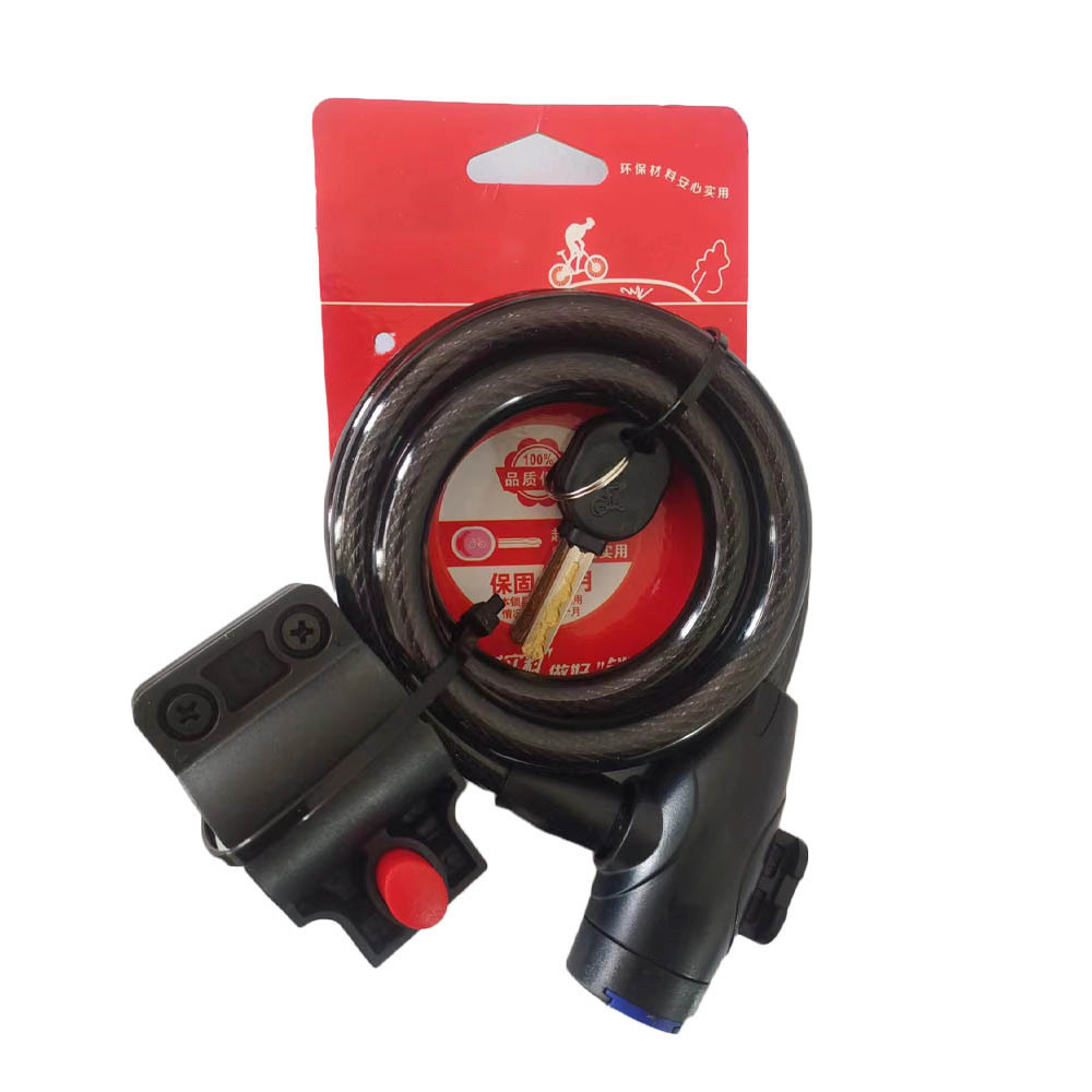 Cerradura antirrobo de bicicleta gruesa con soporte anti-shear cerradura de llave de vehículo eléctrico cerradura de anillo cerradura de bicicleta image 15