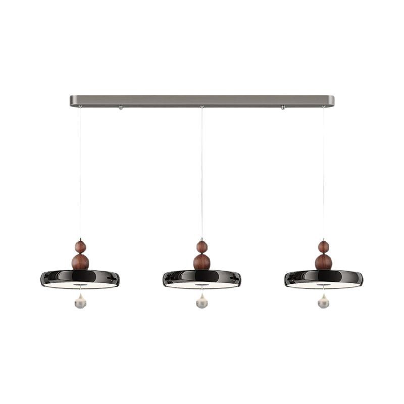 [Seleccionado cuidadosamente] Araña de decoración del hogar de grano de madera de estilo antiguo