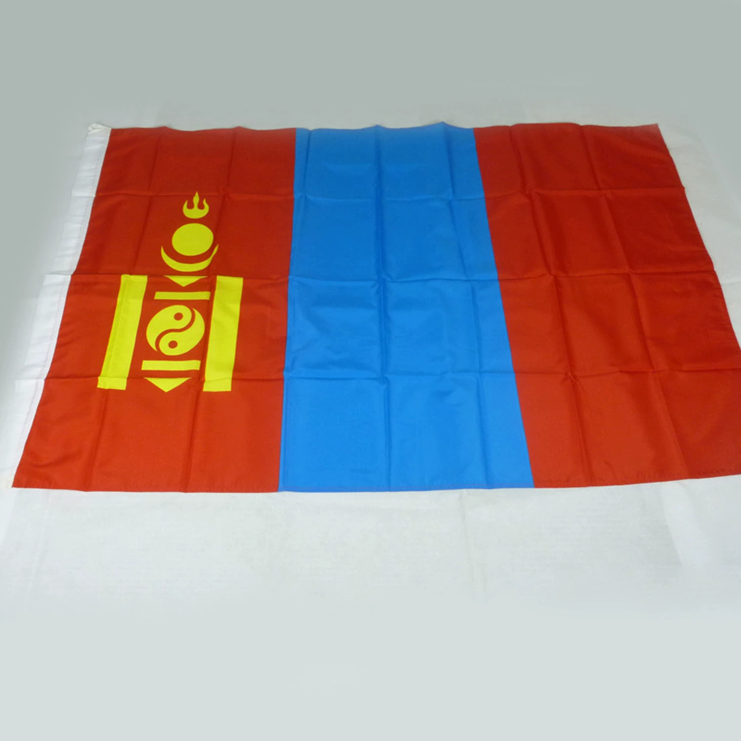 Флаг №4 Монголии 90×150 см, выборный/парадный флаг, рождественское украшение, ручной флаг на шнуре