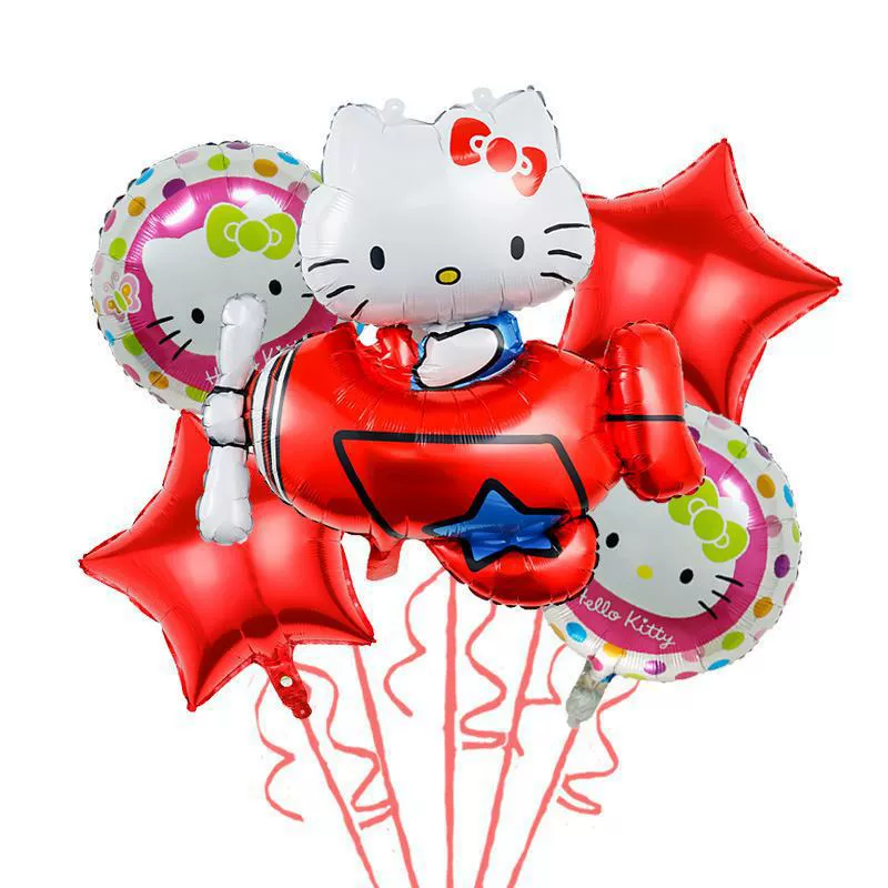 Hello Kitty, баллон для подруги на День Святого Валентина, букет, handmade DIY