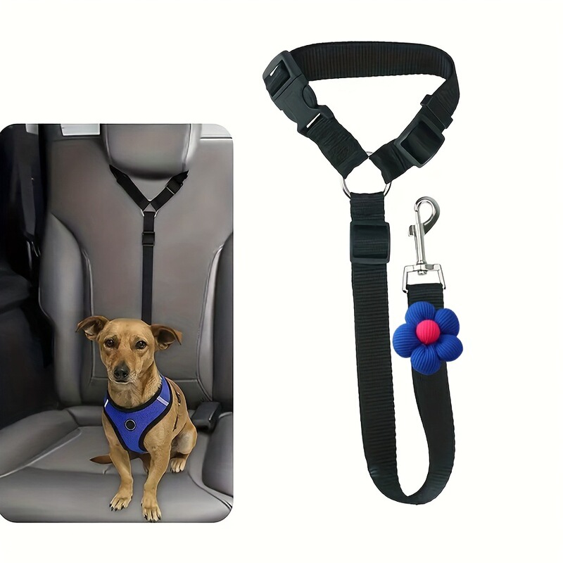 ペット用品 車用安全リード リング 犬用ロープ 猫用ロープ 車用ヘッドレスト 格納式牽引ロープ|undefined