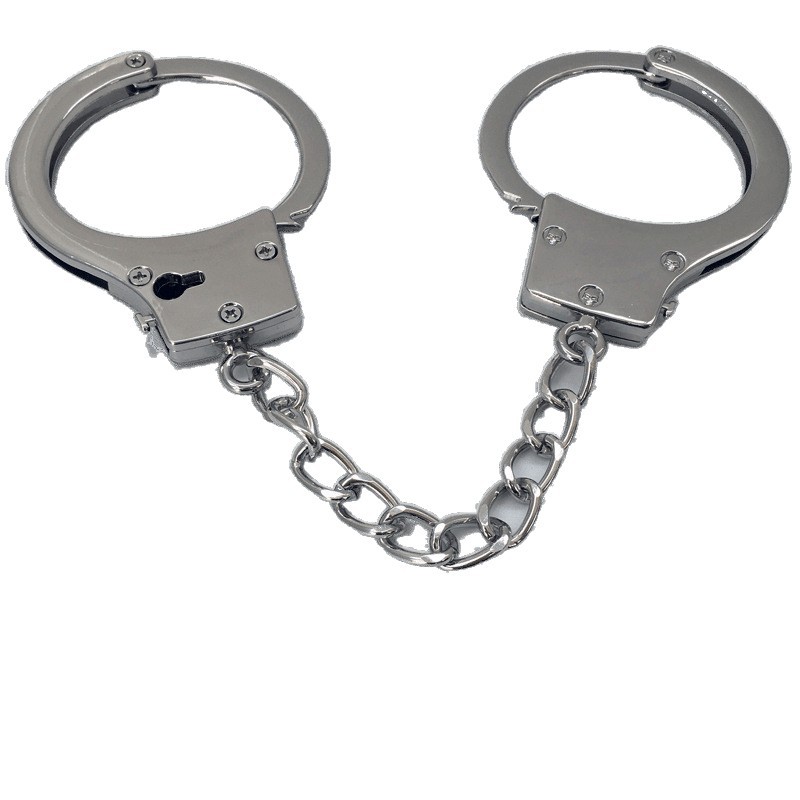 Esposas de juguete espeso esposas de plata esposas de acero inoxidable esposas de acero inoxidable esposas de acero inoxidable esposas