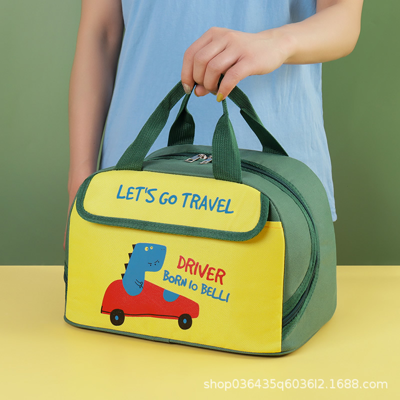 Bolsa de aislamiento térmico portátil para niños Bolsa de aislamiento térmico de dibujos animados Bolsa de hielo para estudiantes Bolsa de almuerzo con bolsa de arroz Bolsa de almuerzo para trabajadores de oficina al por mayor