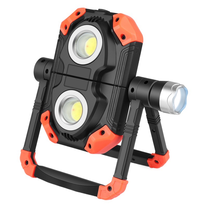 Alto brillo portátil colgante garaje reparación pesca camping Nueva luz de trabajo transfronteriza 360 ° linterna con imán