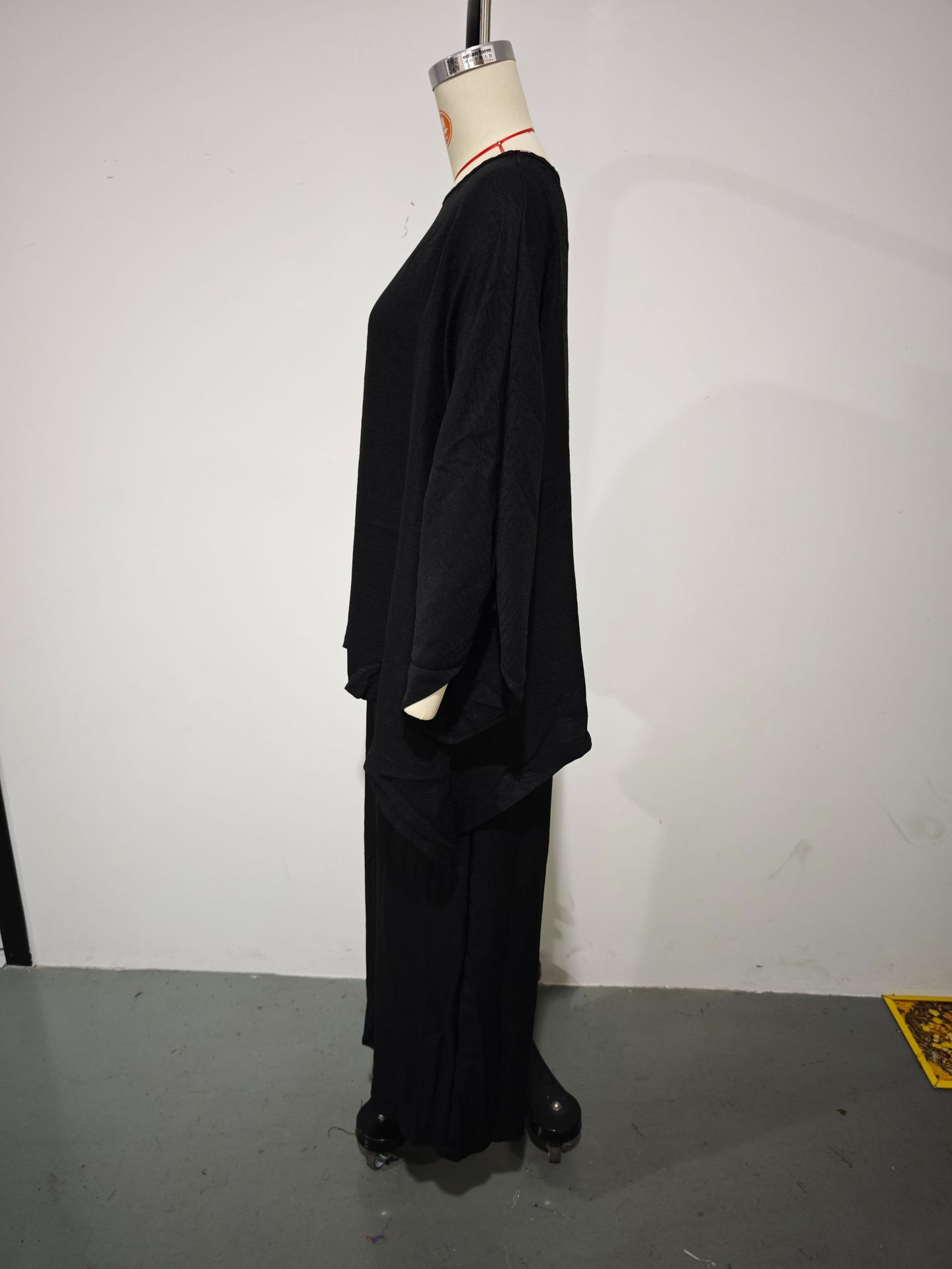 Women's Simple Loose Fit Linen Blend Shirt And Wide Leg Pants Set Casual Comfortable Two-Piece Outfit_ecoleips.com