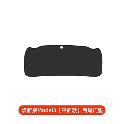 Ya Interior Accessories, Other Automotive Interior Supplies - black-refreshed-model-3-tailgate-mat-flat-design-1-piece-set
