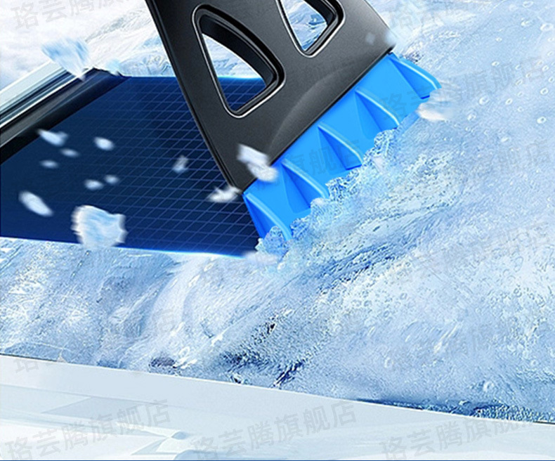 Snow Shovel, Car Snow Removal Tool, Snow Sweeper Brush, Car Glass Defrosting Scraper, Snow and Ice Removal Winter Snow Clearing Tool