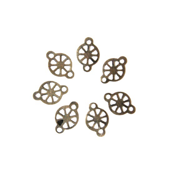 服装辅料金属片 镂空铜片 复古金属片 DIY装饰铜片