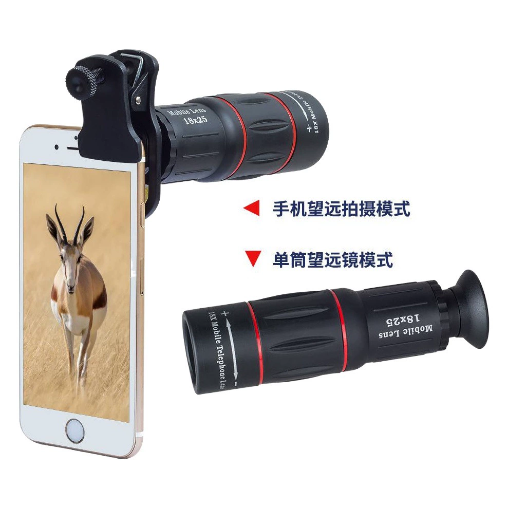 Оптовая оптика 18 × высокая HD мобильный телефон камеры телескоп концерт