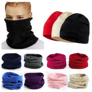 Cross-border winter thermal collar polar fleece scarf cover bicycle outdoor riding mask headband
