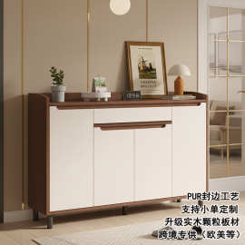板式家具定制O E·M鞋柜家用门口大容量入户玄关柜一体收纳储物柜