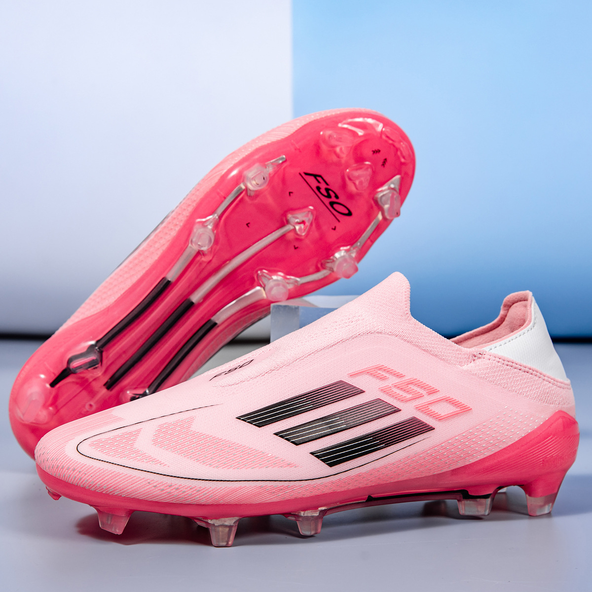 Zapatos de fútbol de corte bajo para hombre, mujer y jóvenes, zapatos de entrenamiento para césped artificial, transpirables, antideslizantes y resistentes al desgaste