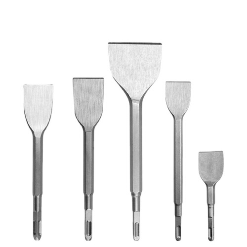 Electric hammer impact drill bit square handle hexagonal handle curved flat chisel pickaxe electric pickaxe shovel extra wide slotting wall drill