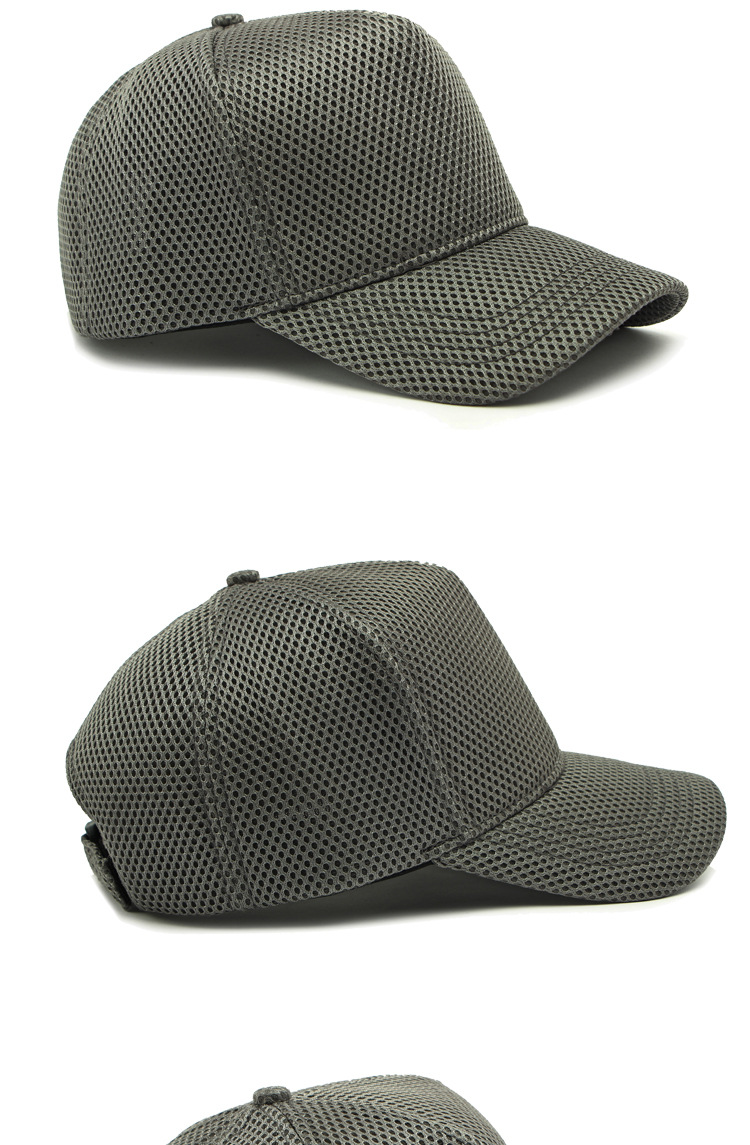 Herren Trucker Caps mit großer Krone, atmungsaktiv, Vollnetz, Snapback, Baseballkappen, Sonnenschutz, Outdoor, Übergröße 56-64cm – Detail 14