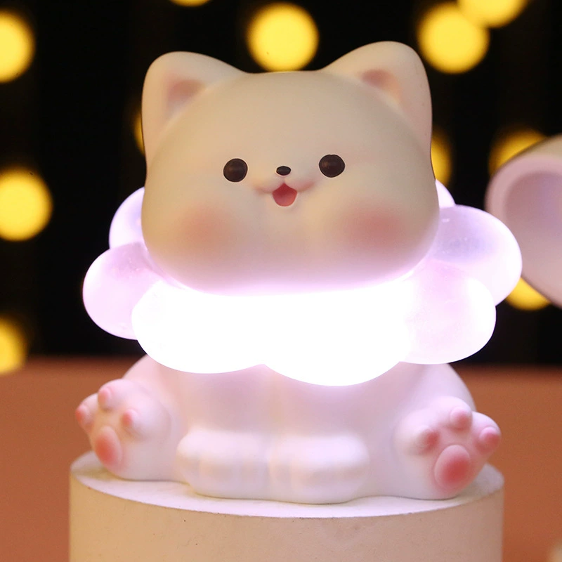 Fat Dudu Creative Electroplating Slip Star Light Cute Dedin Night Lantern Boy Girls and Girls' Birthday Valentine\'s Day Gift
