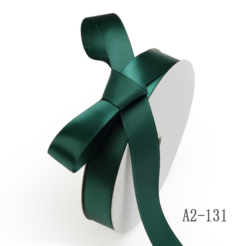 Poliéster cinta arco flor arte paquete seda cinta embalaje Decoración Accesorios caja regalo embalaje cinta al por mayor