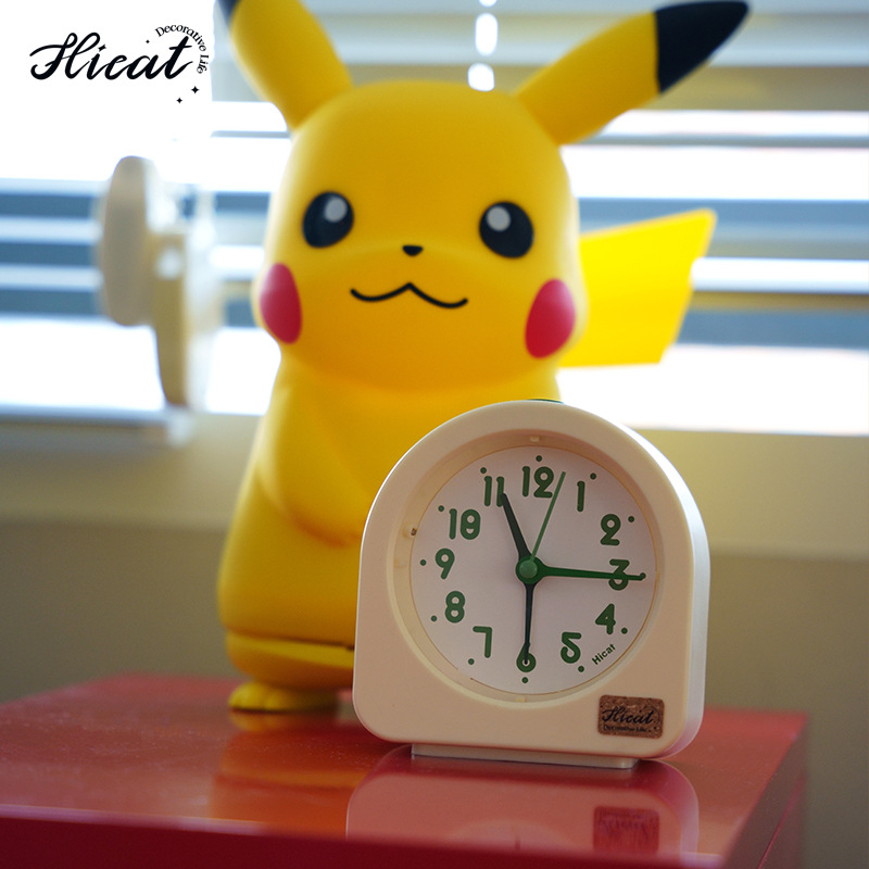 Home desktop personalized creative Christmas decoration gift arched small alarm clock color contrast simple modern cute ornaments