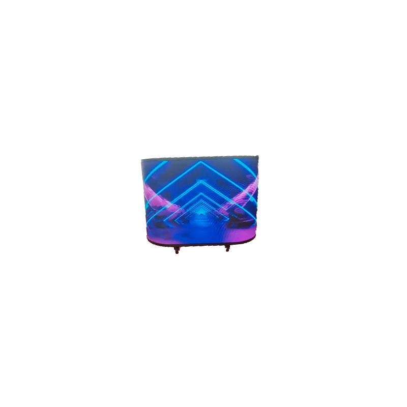 Pantalla LED Curva de Escritorio para Recepción y Bar