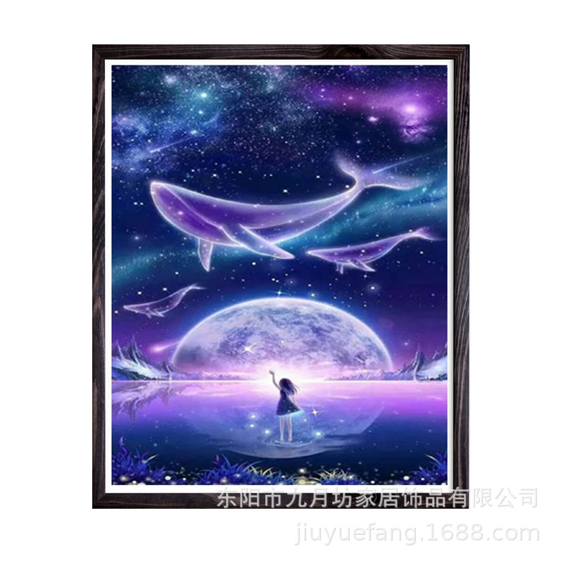 5D алмазная картина (diamond painting) 30×40 см, подсолнух/тигр/пейзаж, полный набор DIY