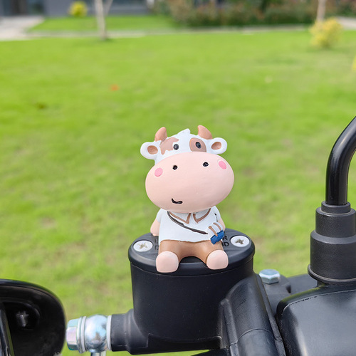 New style looking up at the starry sky creative clip style cute zodiac doll electric battery car bicycle decoration