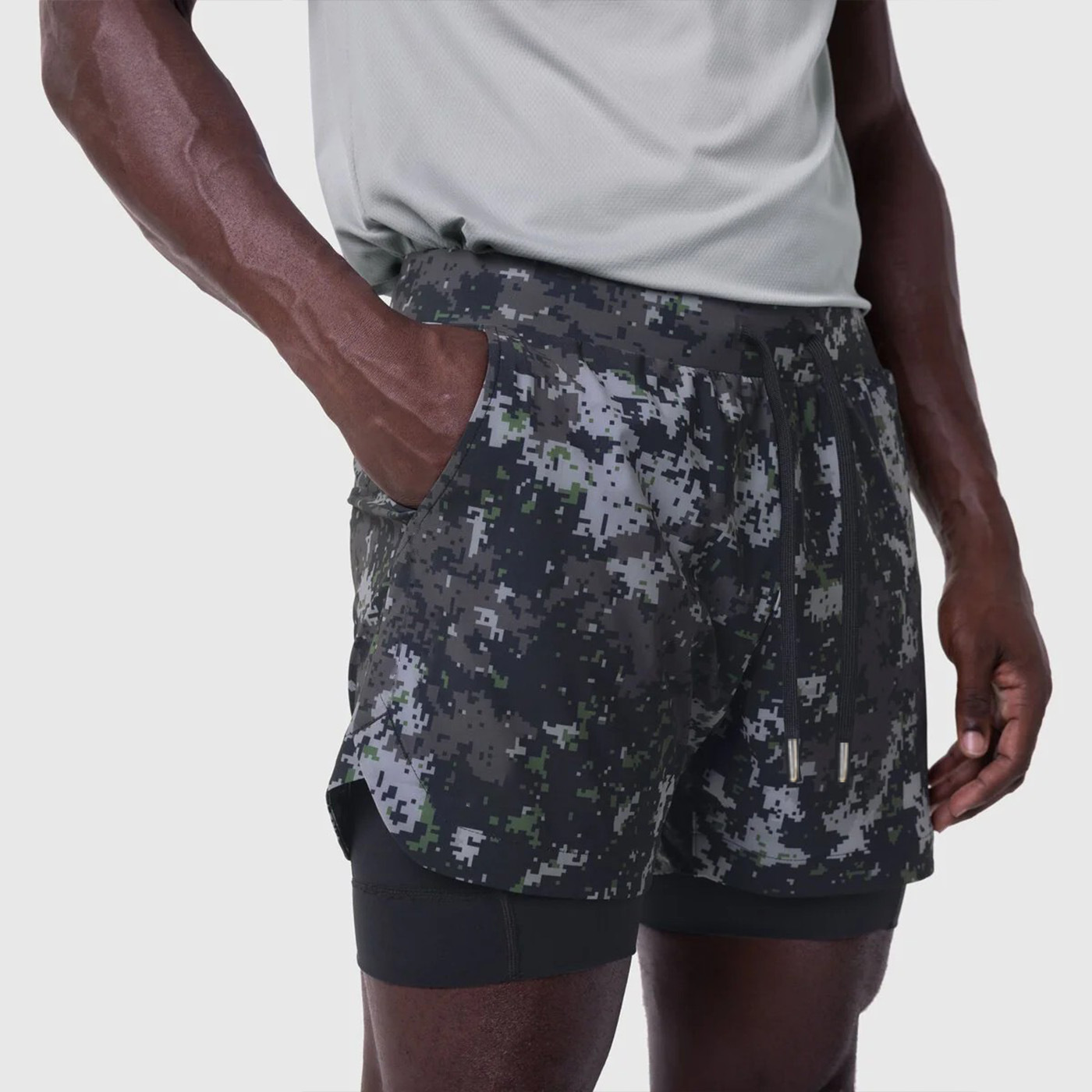 Men's Performance Training Shorts Lightweight Running Sport Shorts_voghion.com
