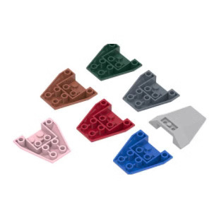 [50g minimum order] 13349 small particle building blocks compatible with basic accessories 4x 4 reverse wedge brick 4855