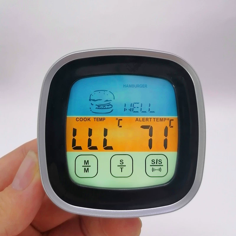 Трансграничный экспорт Барбекю термометр сенсорный экран пищевой воды термометр для кухни дома креативный таймер TS-S62