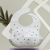 Big Tony Shu Yi baby silica gel Bib baby Having dinner Bibs children waterproof Bib Rice pocket Disposable