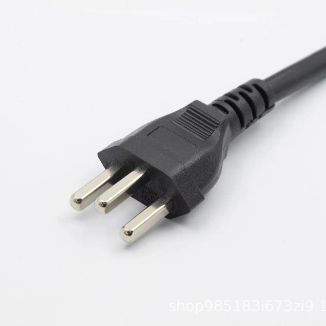 厂家供应瑞士16A10A插头电源线瑞士防水IP54大功率工业插配橡胶线