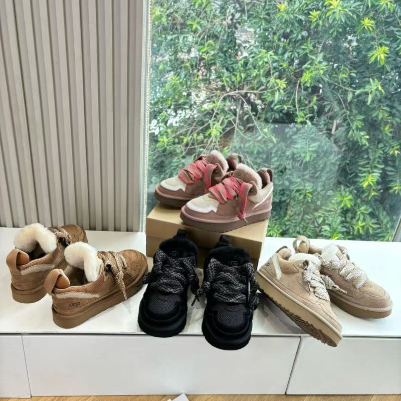 Elite winter casual warm low boots platform with shoelaces