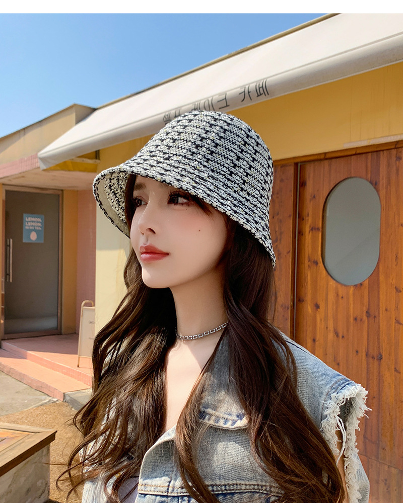 Women's Elegant Lady Simple Style Solid Color Wide Eaves Bucket Hat display picture 5