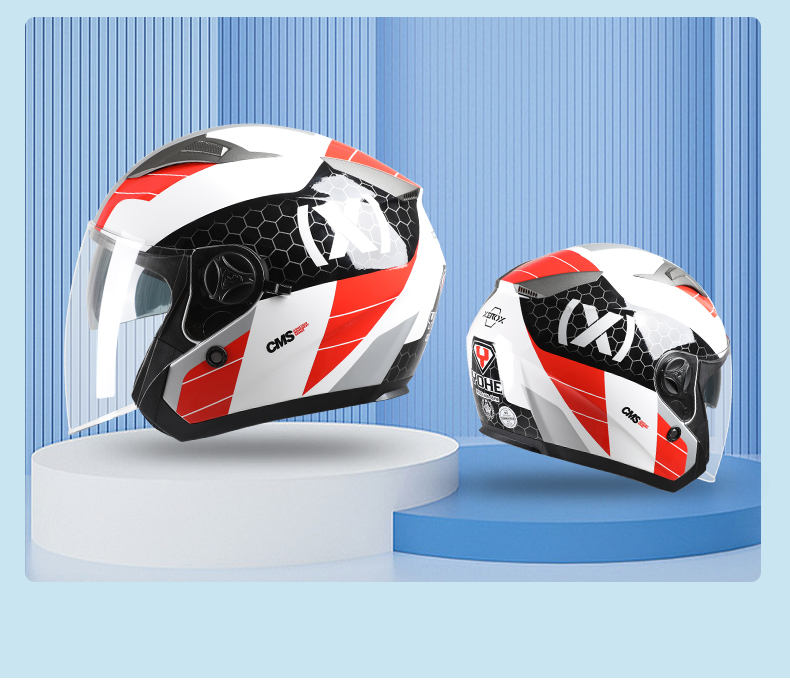 3C Certified Motorcycle Helmet Four Seasons Electric Car Half Helmet