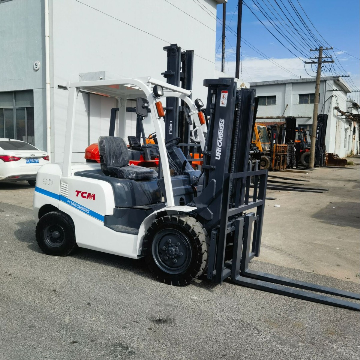 TCM3吨叉车 带侧移TCM FD30T3 USED FORKLIFT SIDE SHIFT TCM叉车
