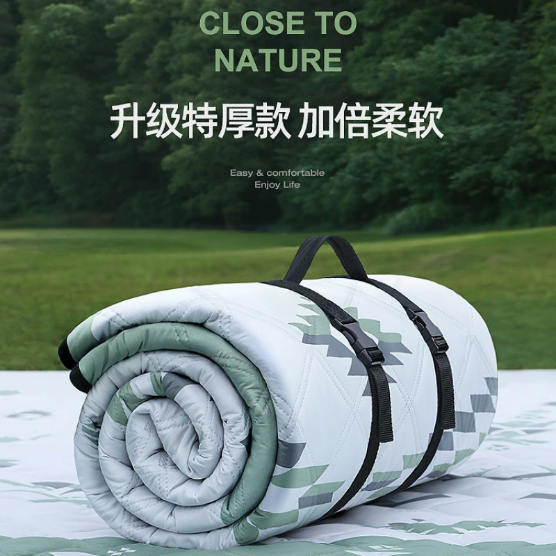 Коврик для пикника, влагостойкий коврик, утолщенный внутренний коврик для кемпинговой палатки, портативный пляжный водонепроницаемый коврик, уличный напольный коврик Kuangyu