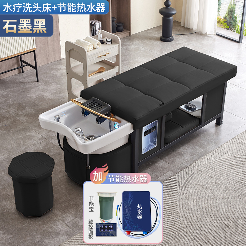 Cuenca de cerámica - negro de grafito + ciclo de agua + calentador de agua