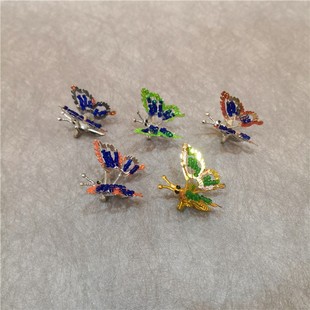 A Variety of Rhinestone Butterfly Shapes, Creative Brooches, Small Clothing Accessories, Butterfly Exquisite Brooches, DIY Design