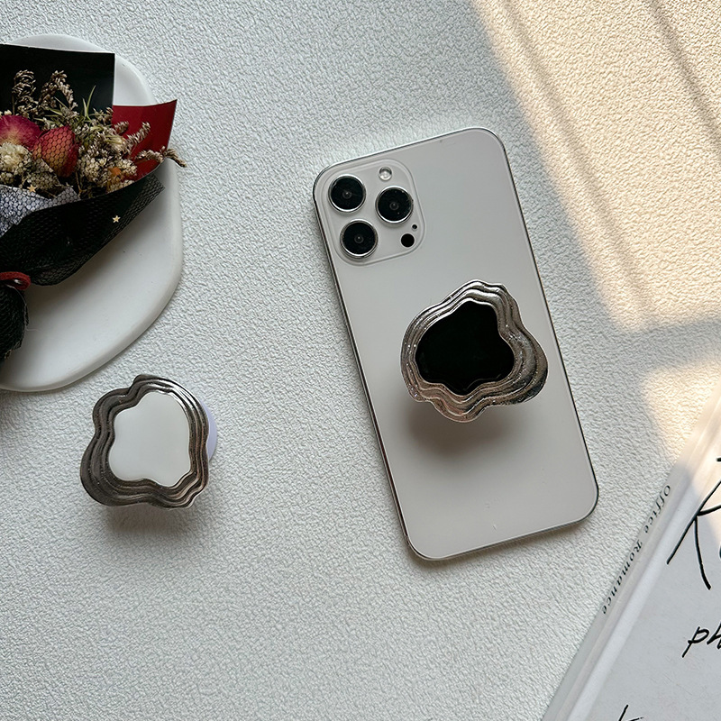 Mobile Phone Airbag Bracket Korean ins Simple Light Luxury Back Sticker Stretchable and Stable Portable Desktop Net Class Support Frame