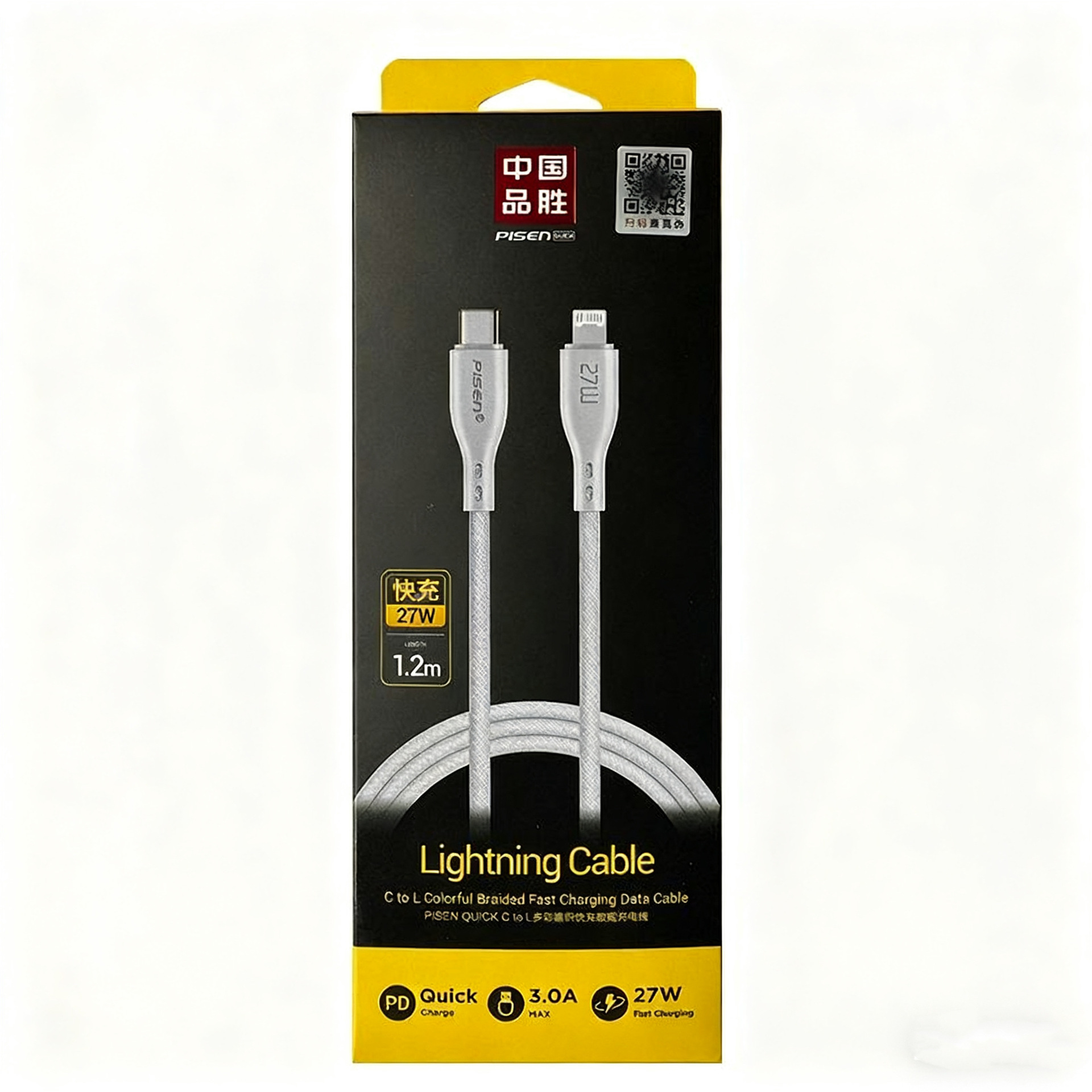 Pinseng PD cable de datos 14 cable de carga rápida 13 para Apple iPhone 12 cable cargador 20W XS carga