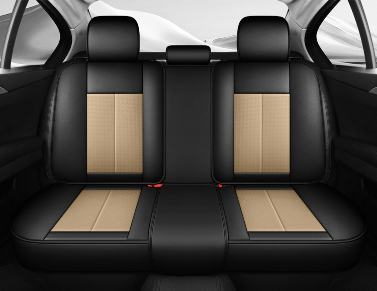 Sports full leather car seat cushion five-seat universal 3D full-surround four-season car cushion autumn and winter new car car car cover