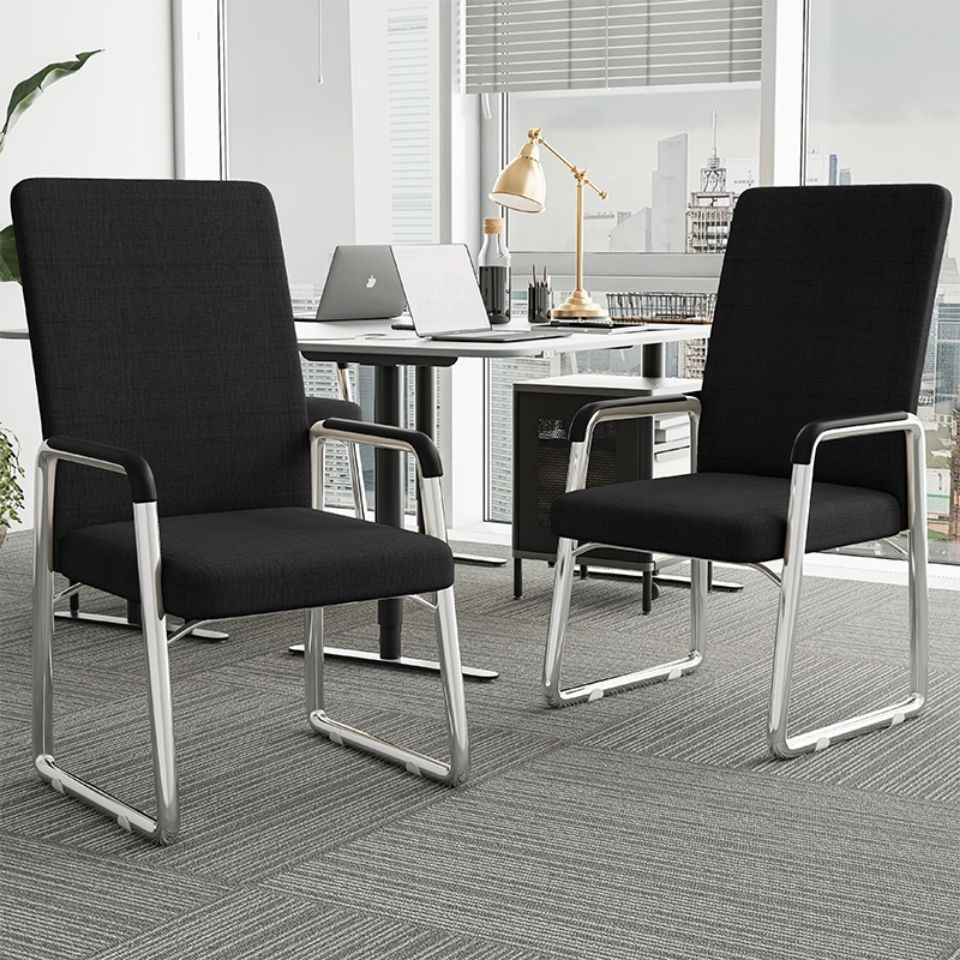 Office Chair Breathable Home Latex Computer Chair Plaid Sedentary Study Chair Conference Room Seat Mesh Fabric