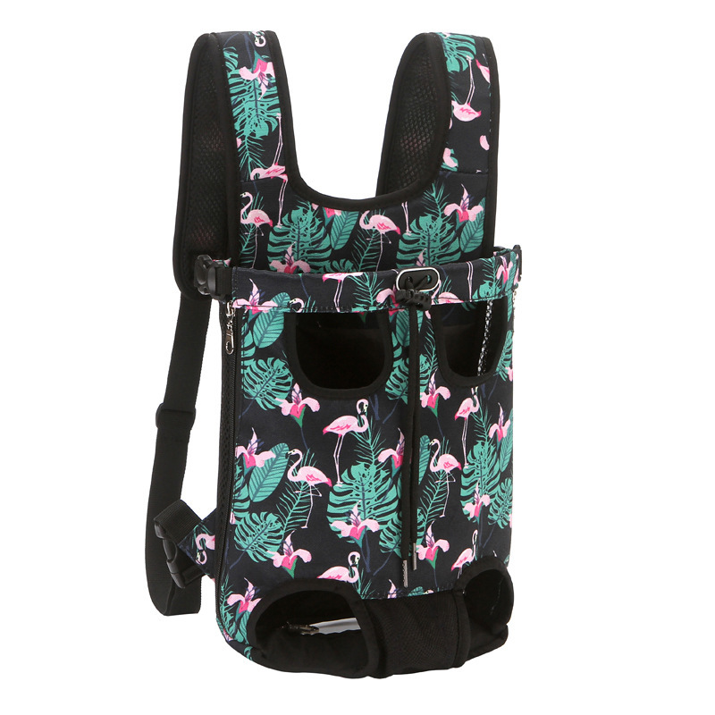 Nueva bolsa de mascotas transfronteriza bolsa de gato bolsa de perro de moda transpirable para mascotas bolsa portátil mochila de pecho para mascotas