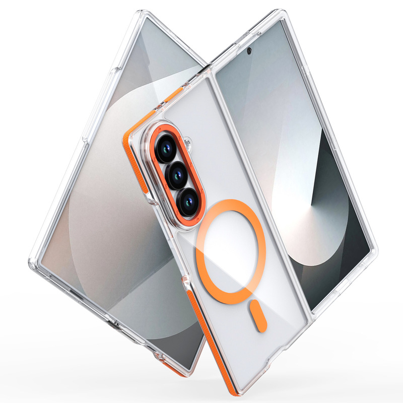 跨境适用三星Z Fold7折叠透明磁吸手机壳GalaxyZ Flip7防摔保护套|undefined