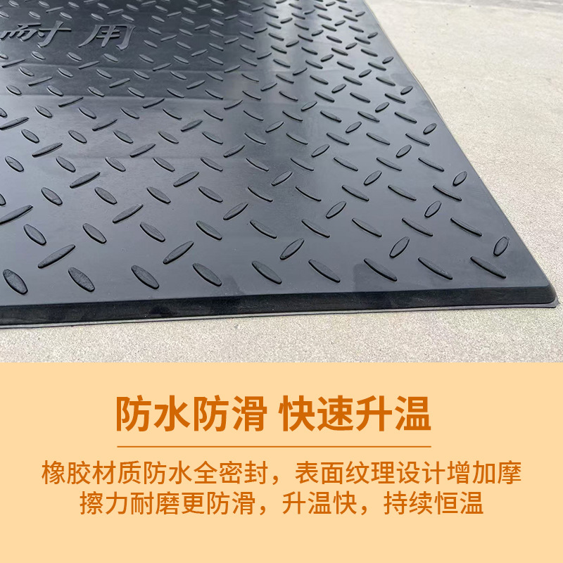 placa de calefacción eléctrica de goma placa de calefacción de aislamiento térmico para cerdos caja de aislamiento térmico para cama de parto de cerdas placa de calefacción eléctrica de acero inoxidable veterinaria