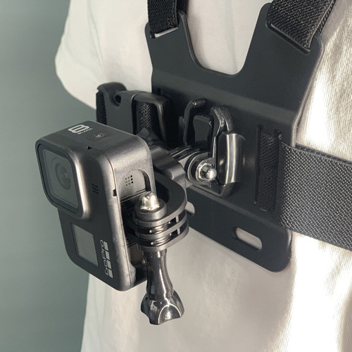 GoPro Action Camera Accessory Backpack Mount Bracket with 360-Degree Swivel, Neck Mount for Vertical and Horizontal Shooting, Swivel Adapter