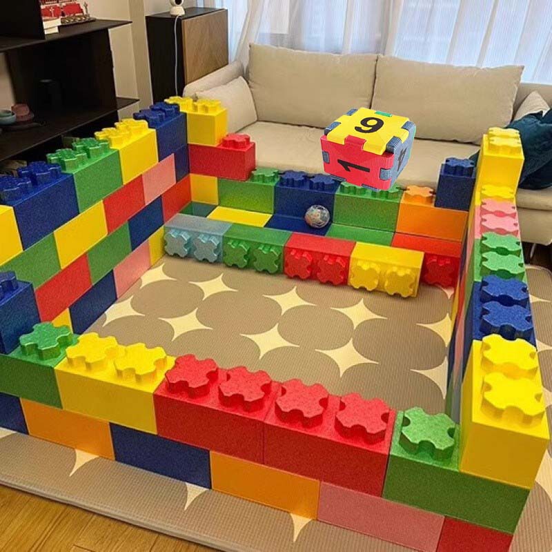 large block brick wholesale children toy playground castle house fence large block epp foam building blocks